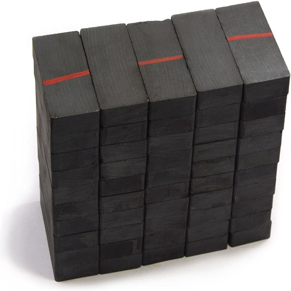 40x20x10 τετράγωνοι μαγνήτες φερρίτη Y25-Y35 Grade 40x25x10 Ferrie Block Magnets Y30BH